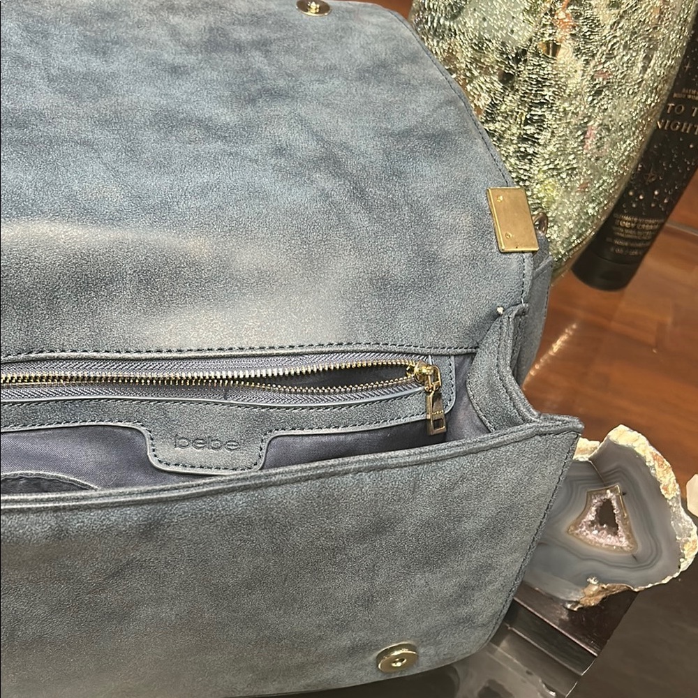 Bebe Quilted Blue Shoulder Bag…SEND OFFERS Pls!! - Picture 8 of 8